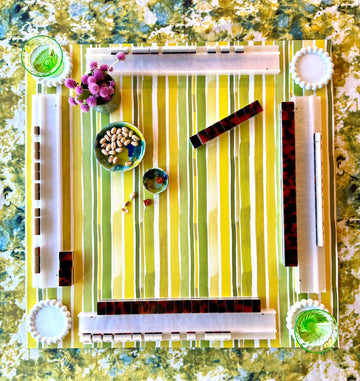 Lagos Stripe Mahjong Mat – Goldie Home