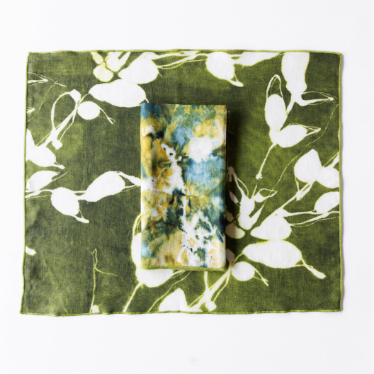 Goldie Home Porto Print Linen Set - Thumbnail 2