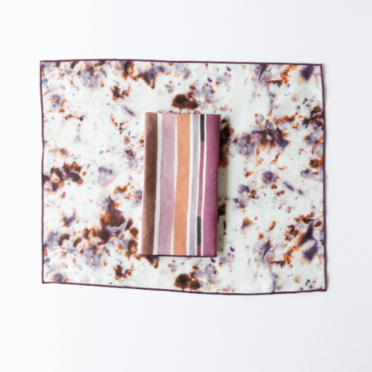 Goldie Home Lisbon Stripe & Rose Marble Linen Set
